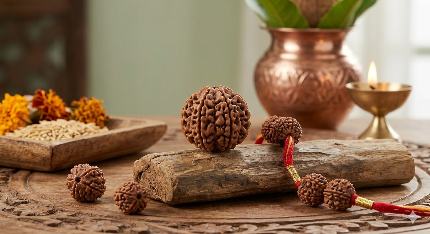 7 Mukhi Nepali Rudraksha: Prosperity, Spiritual Energy and Inner Balance